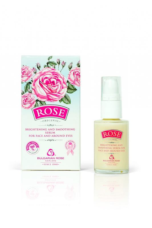 Gesichtsserum mit Rosenwasser, Vitamin C & Arganöl