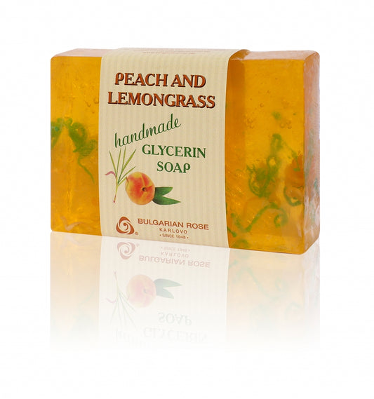 Glycerinseife Pfirsich &amp; Zitronengras – 70 g